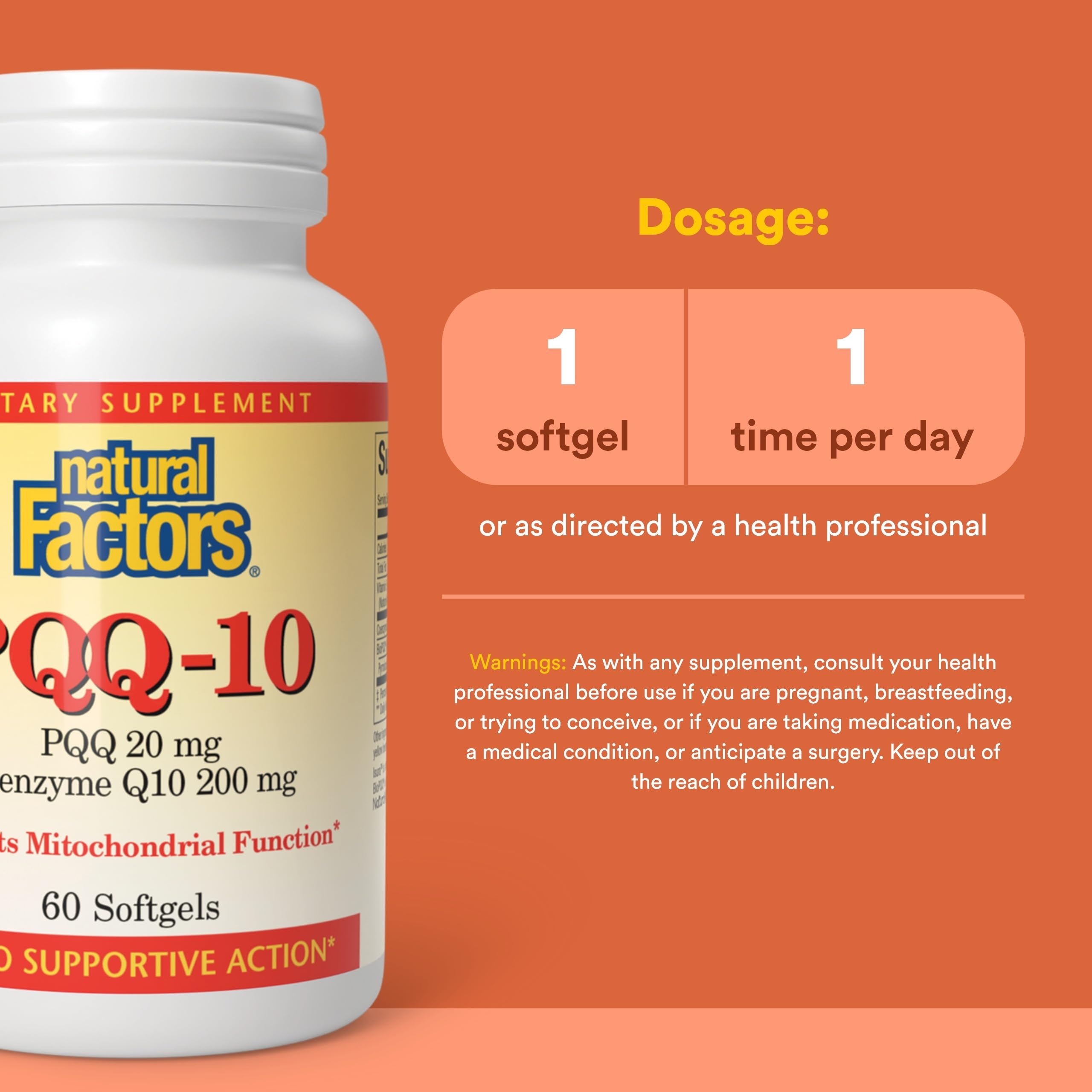 Amazon.com: Natural Factors, PQQ-10, Supports Energy and Healthy